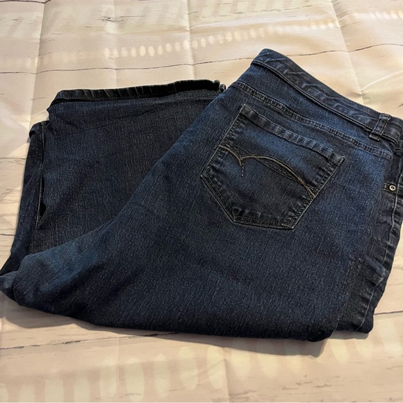 Faded Glory Long Length Jean Shorts, Size 24 W - Picture 4 of 8